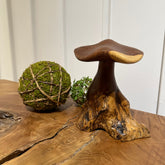 Wooden Based Mushroom Design 3 (Set of 2) - AVRS FURNITURE